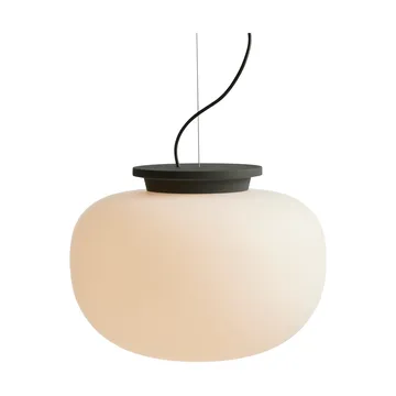 Supernate pendel  - Opal white-black, Ø38 cm - Frandsen