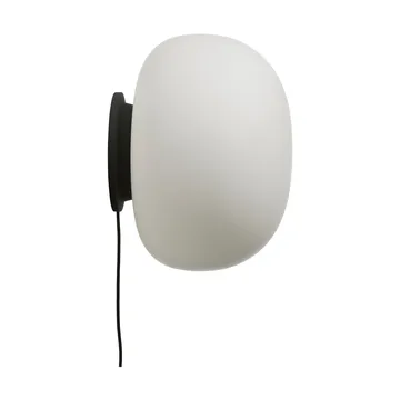Supernate vegglampe - Opal white-black, Ø38 cm - Frandsen