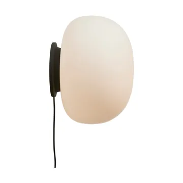 Supernate vegglampe - Opal white-black, Ø38 cm - Frandsen