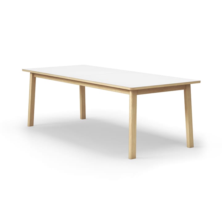 Ana spisebord 220–320x95 cm, Nanolaminat hvit-såpet eik Fredericia Furniture