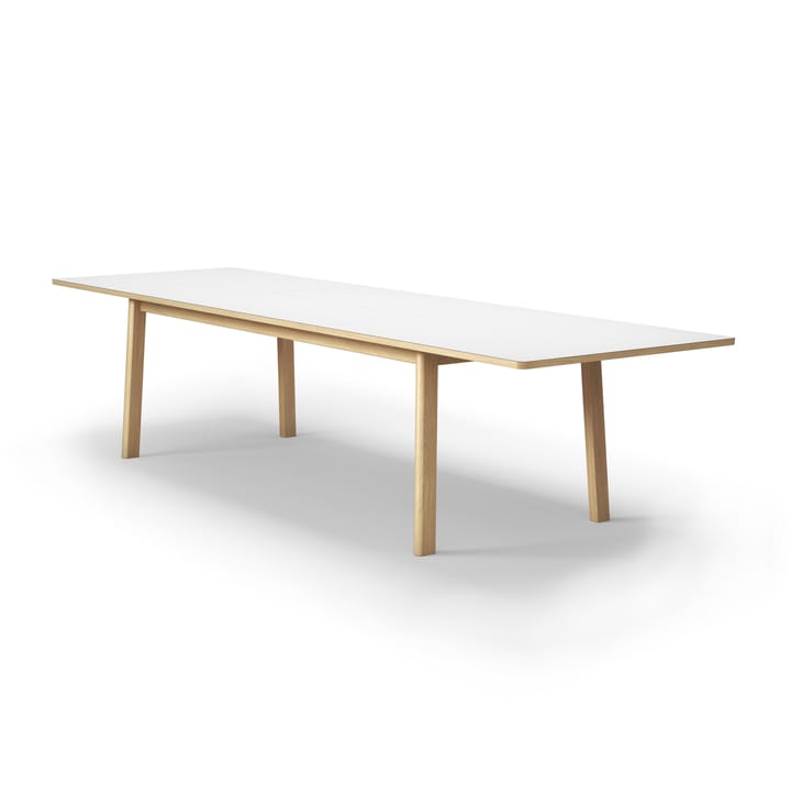 Ana spisebord 220–320x95 cm, Nanolaminat hvit-såpet eik Fredericia Furniture