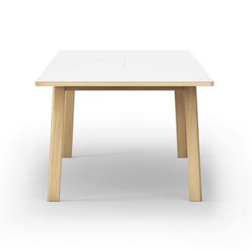 Ana spisebord 220–320x95 cm - Nanolaminat hvit-såpet eik - Fredericia Furniture