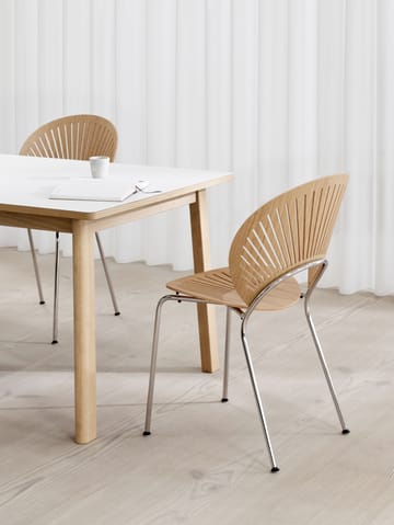 Ana spisebord 220–320x95 cm - Nanolaminat hvit-såpet eik - Fredericia Furniture