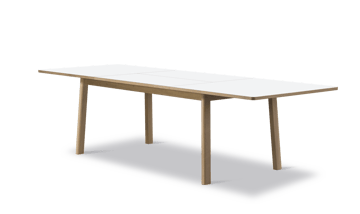 Ana spisestuebord 180–280x95 cm - Nanolaminat hvit-såpet eik - Fredericia Furniture