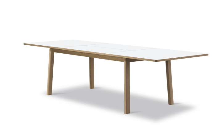 Ana spisestuebord 180–280x95 cm, Nanolaminat hvit-såpet eik Fredericia Furniture