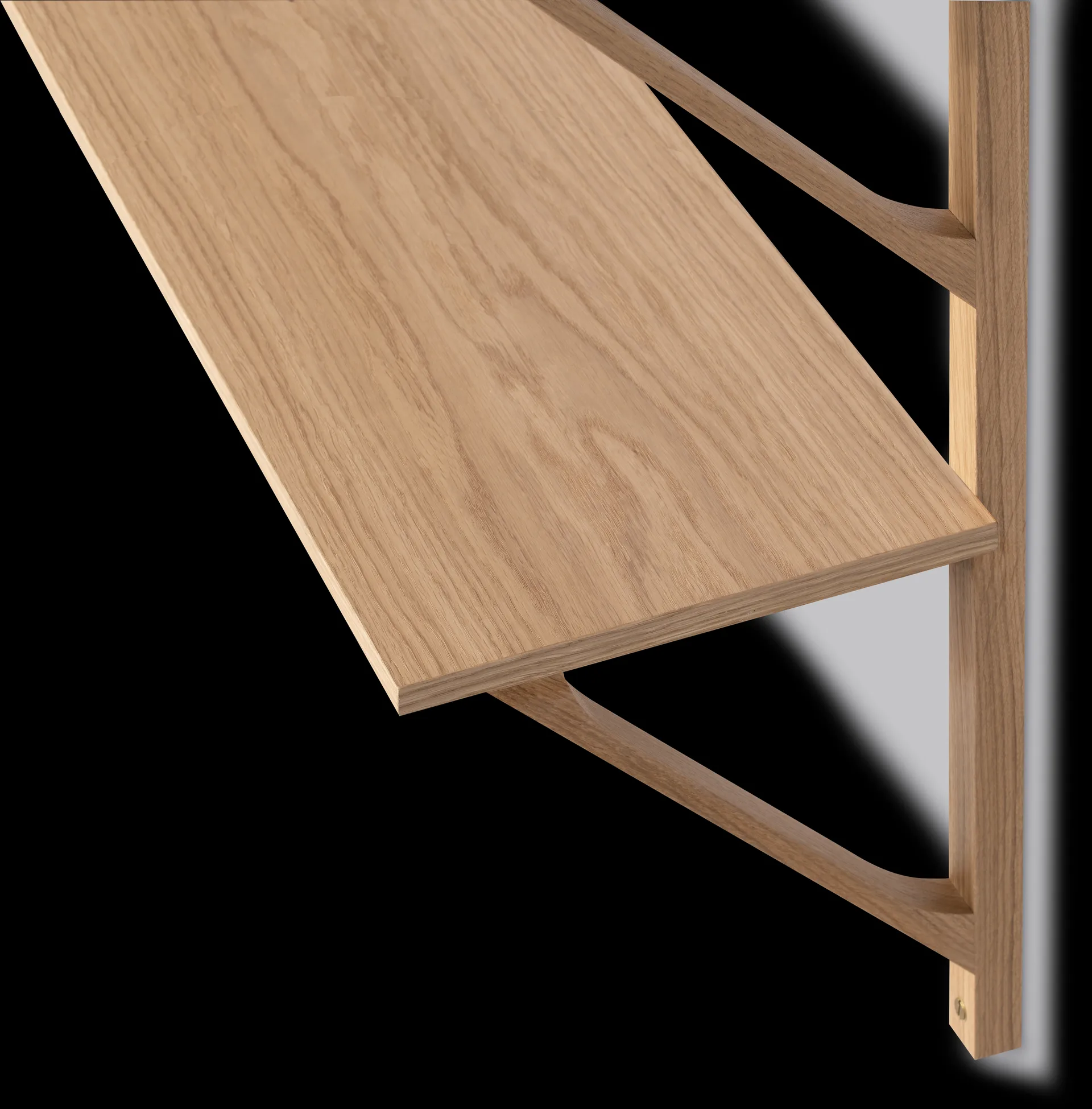 BM29 hylle 149x61 cm, Oak lacquer Fredericia Furniture