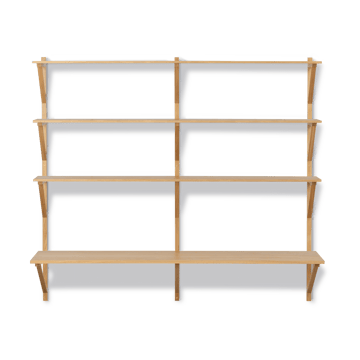 BM29 hylle med skrivebord 149x134 cm - Oak lacquer - Fredericia Furniture