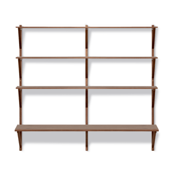 BM29 hylle med skrivebord 149x134 cm - Walnut lacquer - Fredericia Furniture