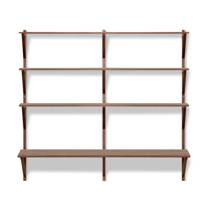 BM29 hylle med skrivebord 149x134 cm, Walnut lacquer Fredericia Furniture