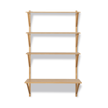 BM29 hylle med skrivebord 78x134 cm - Oak lacquer - Fredericia Furniture