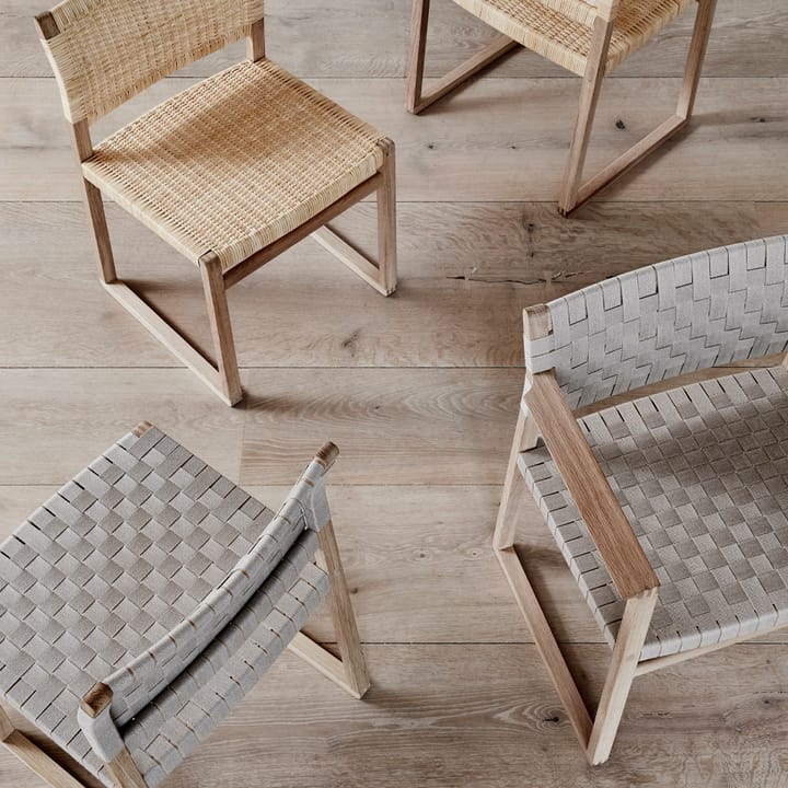 BM61 stol, Rotting-oljet eikstativ Fredericia Furniture