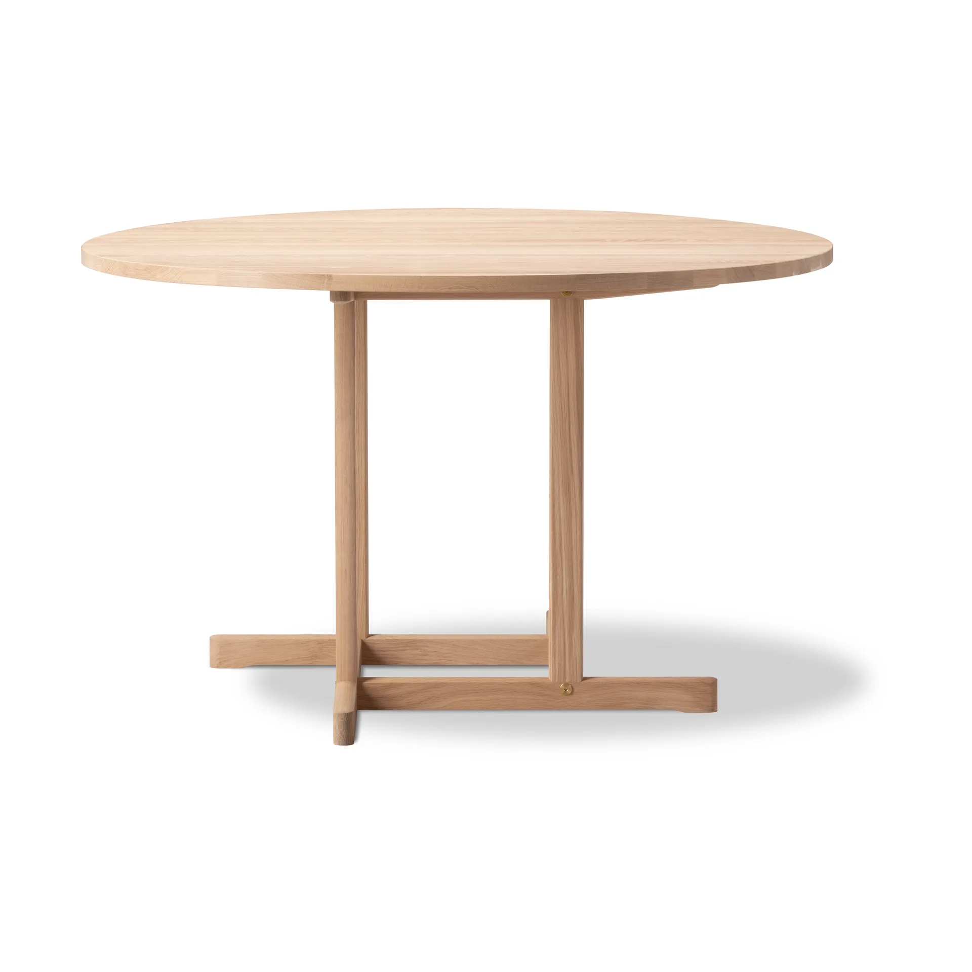 BM80 Mogensen Shaker Table bord Ø120 cm, Såpet eik Fredericia Furniture