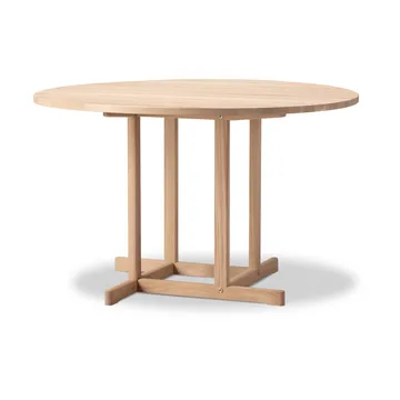 BM80 Mogensen Shaker Table bord Ø120 cm - Såpet eik - Fredericia Furniture