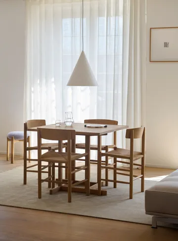 BM80 Mogensen Shaker Table bord 90x90 cm - Lysoljet eik - Fredericia Furniture