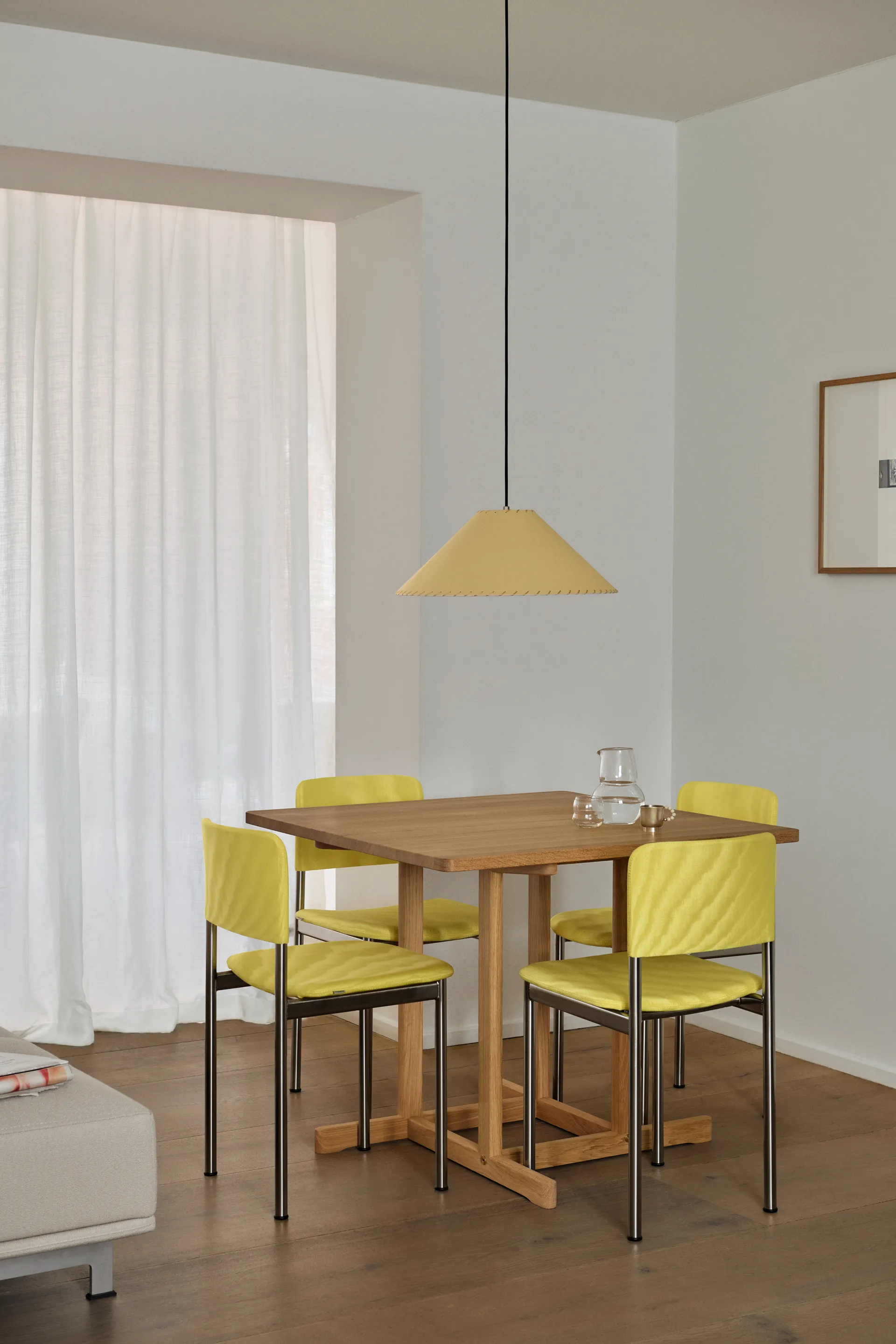 BM80 Mogensen Shaker Table bord 90x90 cm, Lysoljet eik Fredericia Furniture