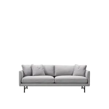 Calmo 5622 sofa 2-seter - Sunniva 242-svart stål - Fredericia Furniture