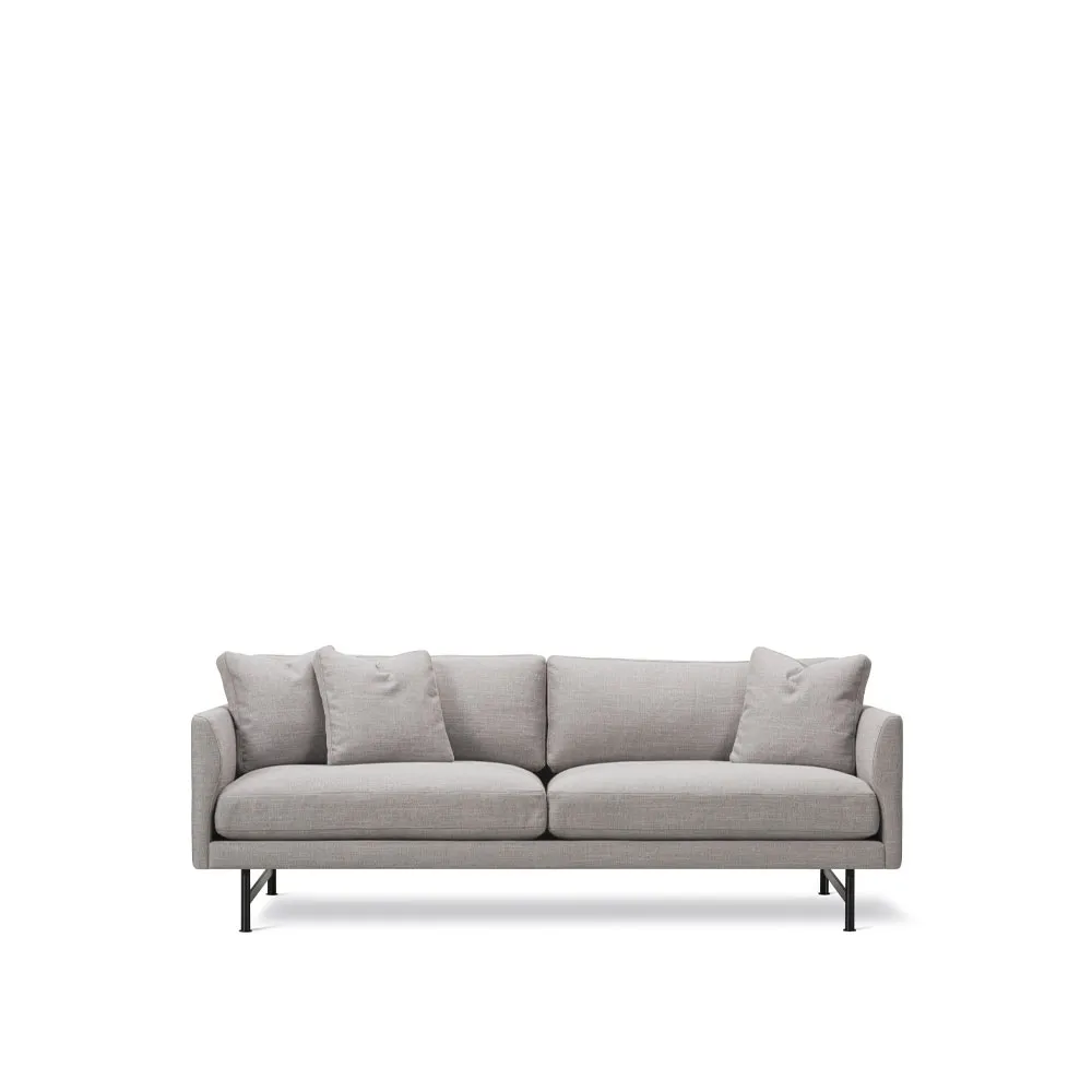 Calmo 5622 sofa 2-seter, Sunniva 717-svart stål Fredericia Furniture