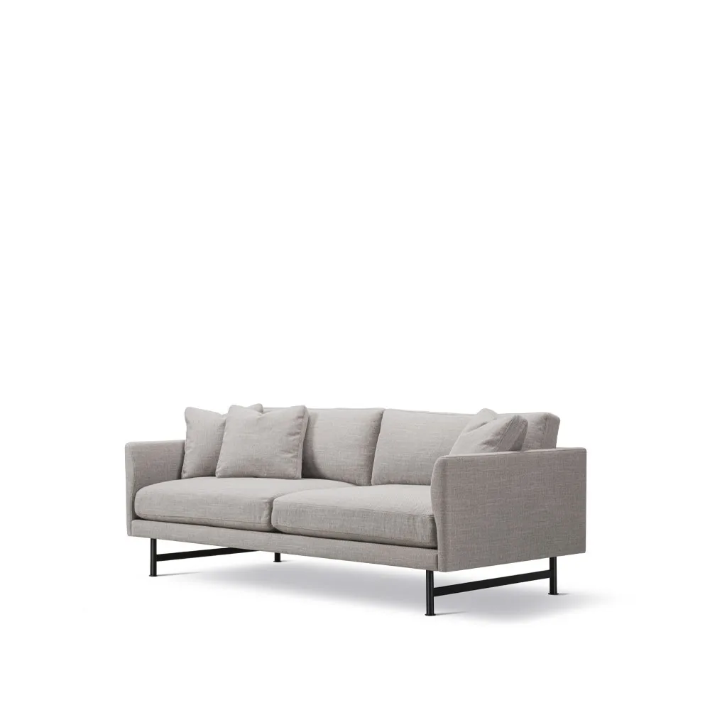 Calmo 5622 sofa 2-seter, Sunniva 717-svart stål Fredericia Furniture