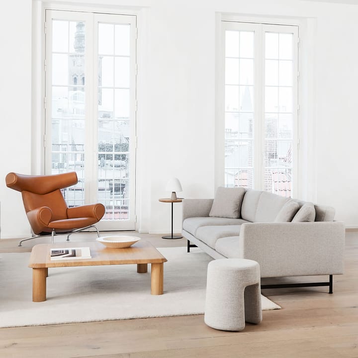 Calmo 5623 sofa, Sunniva 717-svart stål Fredericia Furniture