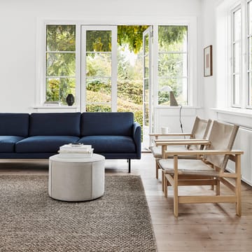 Calmo 5623 sofa - Sunniva 717-svart stål - Fredericia Furniture