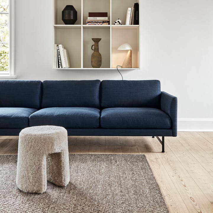 Calmo 5623 sofa, Sunniva 717-svart stål Fredericia Furniture