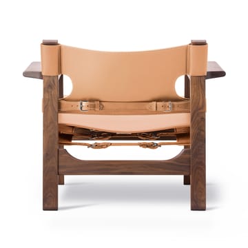 Den spanske stol lenestol - Lær natur-oljet valnøtt - Fredericia Furniture