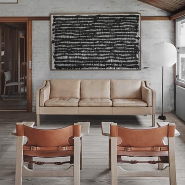 Den spanske stol lenestol - Lær svart-røkt eik - Fredericia Furniture