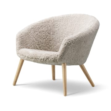 Ditzel loungestol saueskinn - Moonlight-oak - Fredericia Furniture