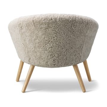 Ditzel loungestol saueskinn - Moonlight-oak - Fredericia Furniture