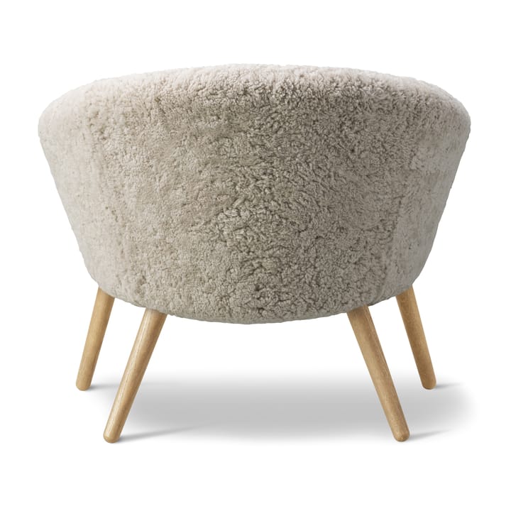 Ditzel loungestol saueskinn, Moonlight-oak Fredericia Furniture