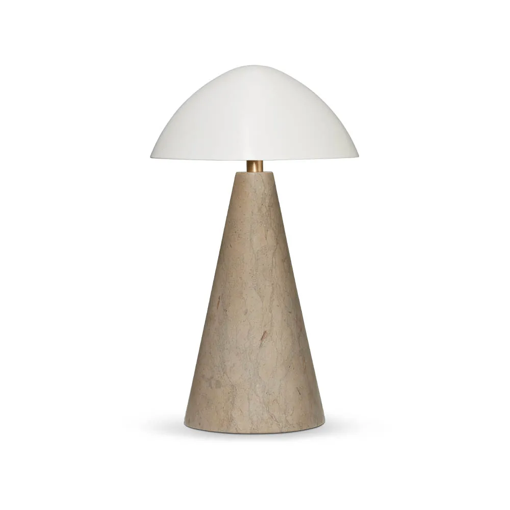 Fellow bordlampe, White-dark atlantico limestone Fredericia Furniture