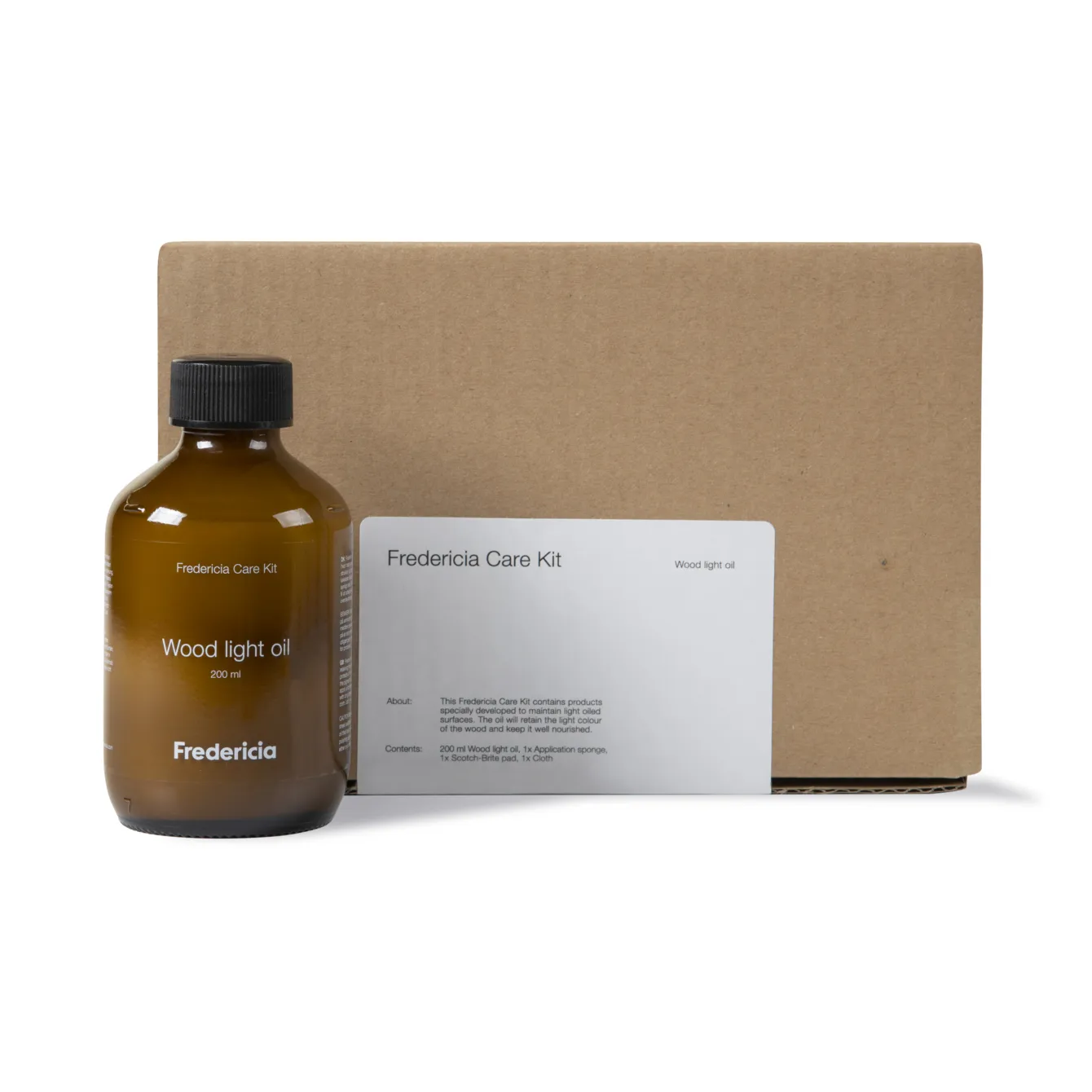 Fredericia møbelpleiesett tre, Lyst tre Fredericia Furniture