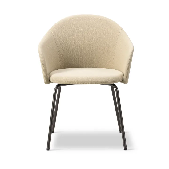 Gomo Armchair lenestol tube base - Mylla 221-flint - Fredericia Furniture