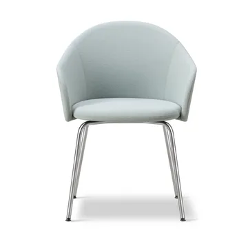 Gomo Armchair lenestol tube base - Mylla 811-rustfritt stål - Fredericia Furniture