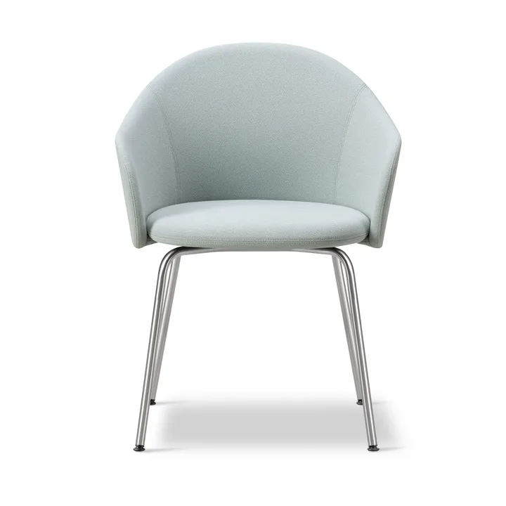 Gomo Armchair lenestol tube base - Mylla 811-rustfritt stål - Fredericia Furniture