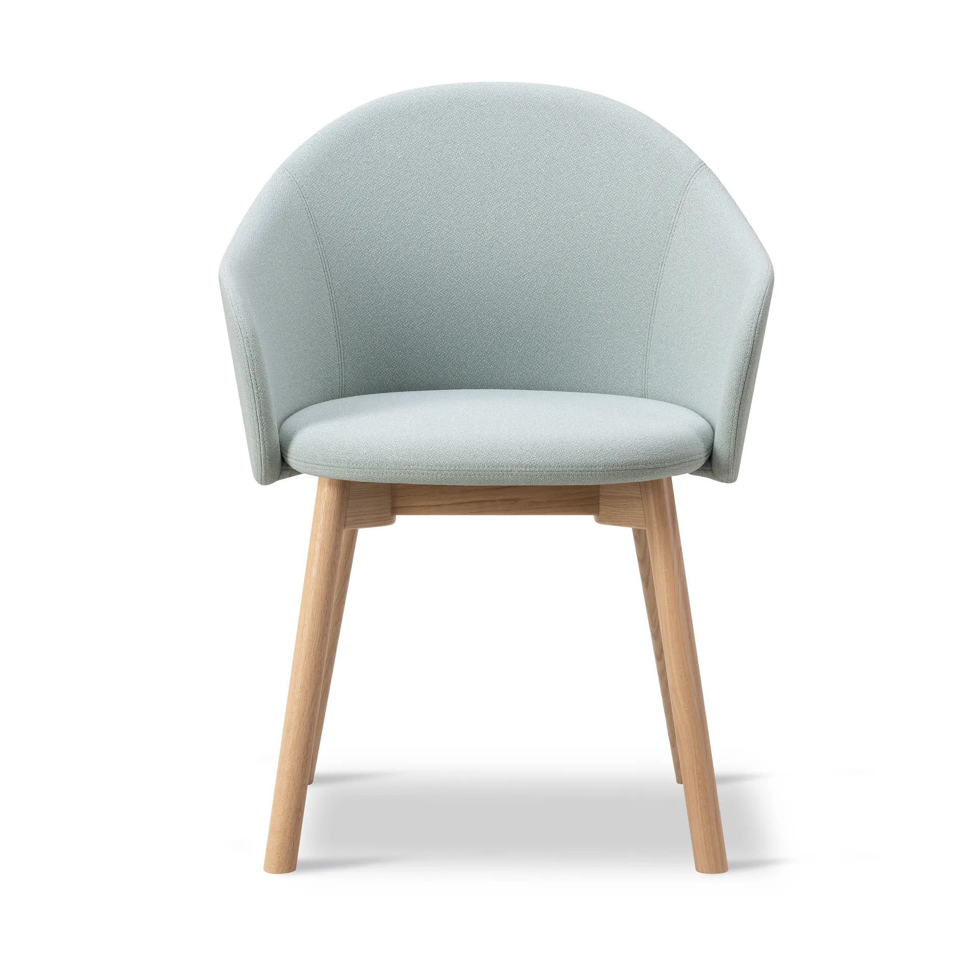 Gomo Armchair lenestol wood base, Mylla 811-lakkert eik Fredericia Furniture