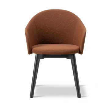 Gomo Armchair lenestol wood base - Myr 362-svartlakkert eik - Fredericia Furniture