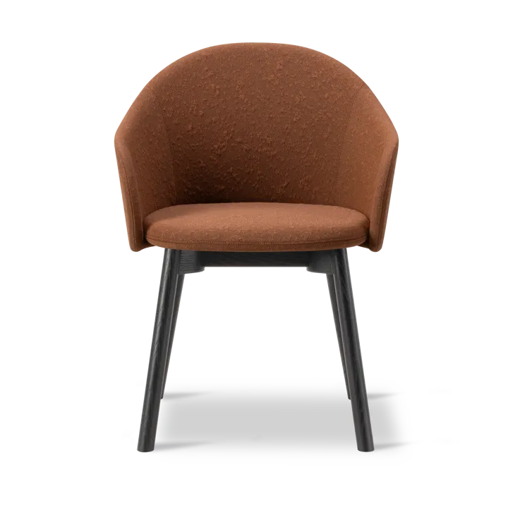 Gomo Armchair lenestol wood base - Myr 362-svartlakkert eik - Fredericia Furniture