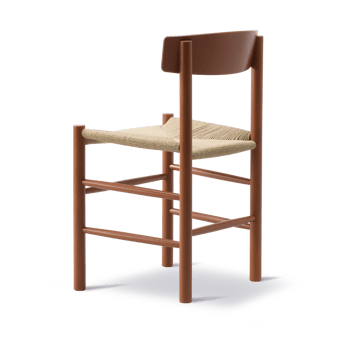 J39 stol - Herritage red-flettet natur - Fredericia Furniture