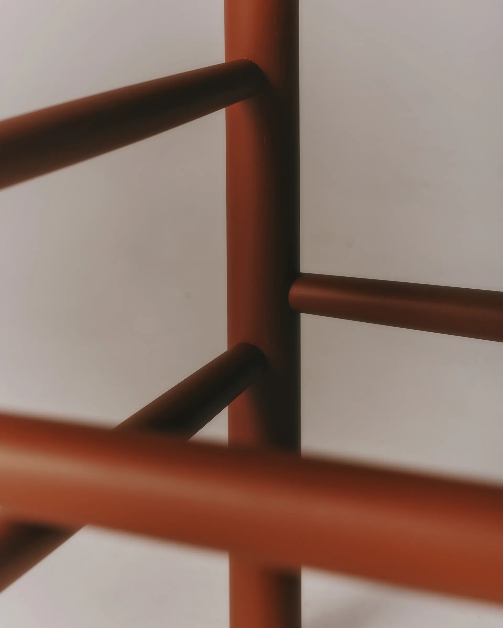 J39 stol, Herritage red-flettet natur Fredericia Furniture