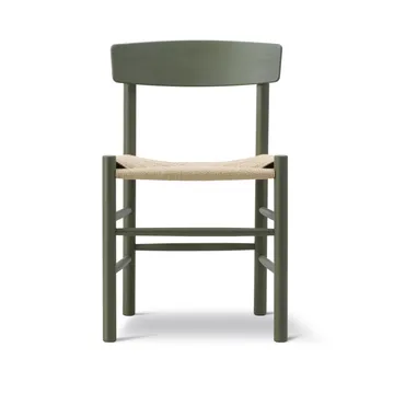 J39 stol - Khaki green-flettet natur - Fredericia Furniture