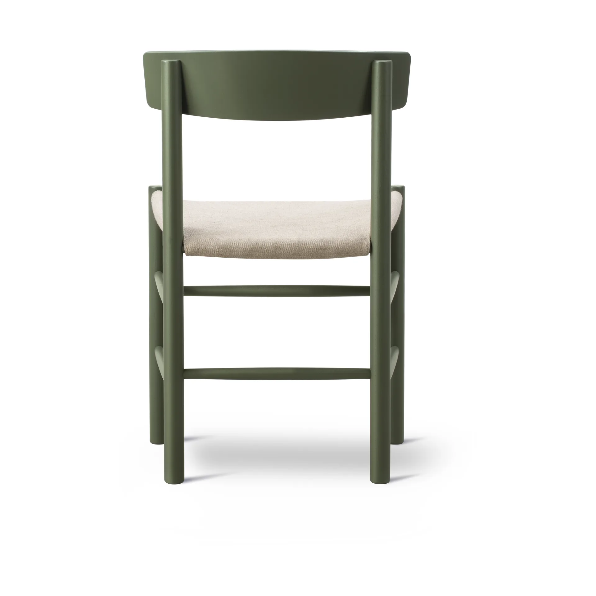 J39 stol, Khaki green-natur canvas Fredericia Furniture