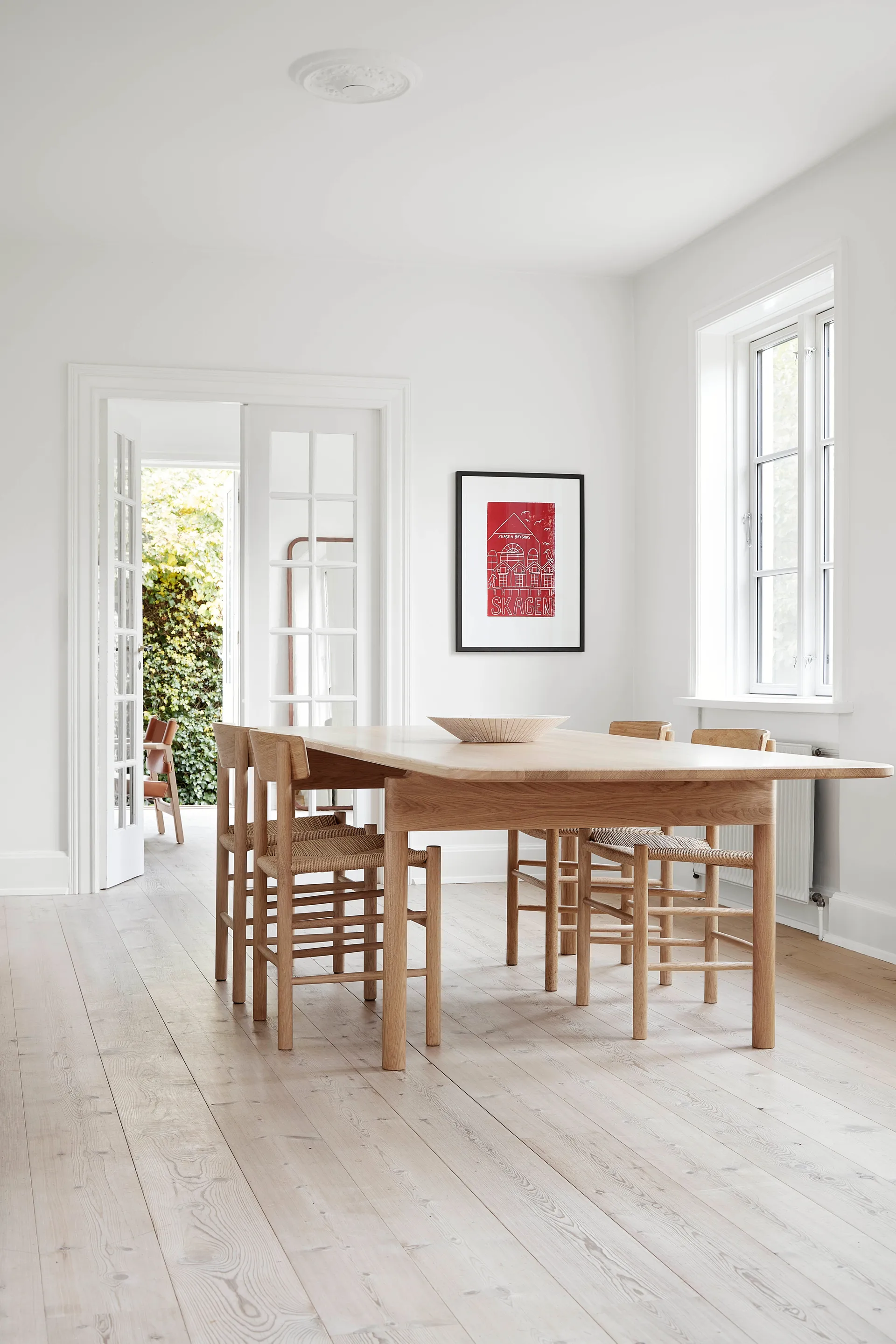 J39 stol, Lys oljet eik-flettet natur, 4-pakning,  Fredericia Furniture
