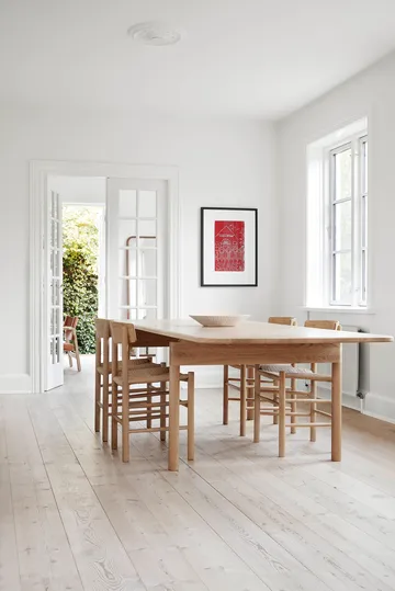 J39 stol, Lys oljet eik-flettet natur, 4-pakning - Fredericia Furniture