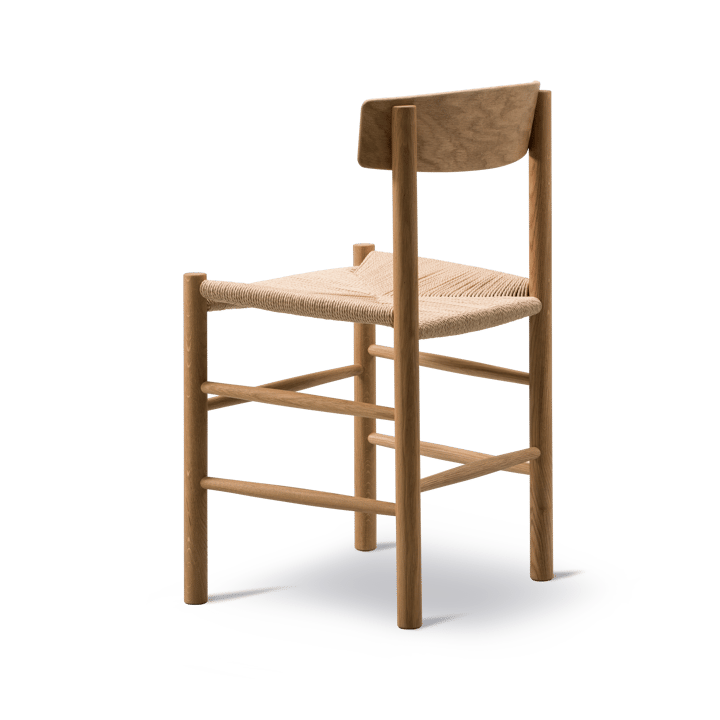 J39 stol, Oljet eik-flettet natur Fredericia Furniture