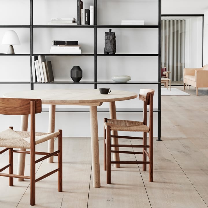 J39 stol, Oljet valnøtt-flettet natur Fredericia Furniture