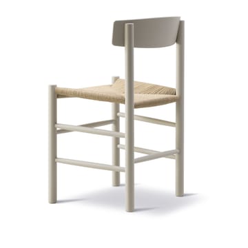 J39 stol - Pebble grey-flettet natur - Fredericia Furniture