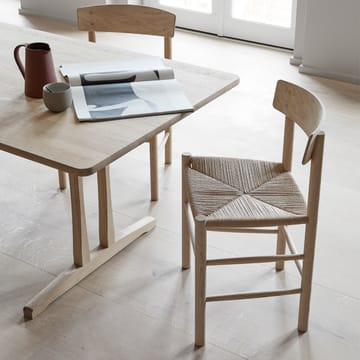 J39 stol - Såpet eik-flettet natur - Fredericia Furniture