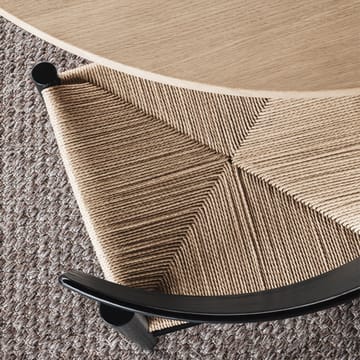 J39 stol - Svartlakkert eik-flettet natur - Fredericia Furniture