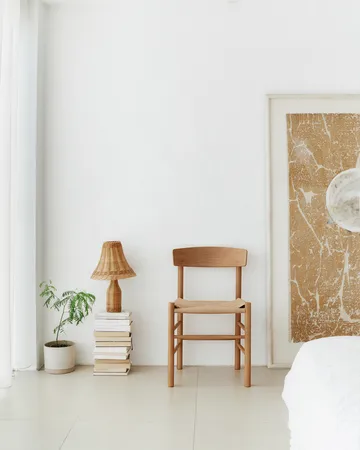 J39 stol - Vintage lacquered-flettet natur - Fredericia Furniture